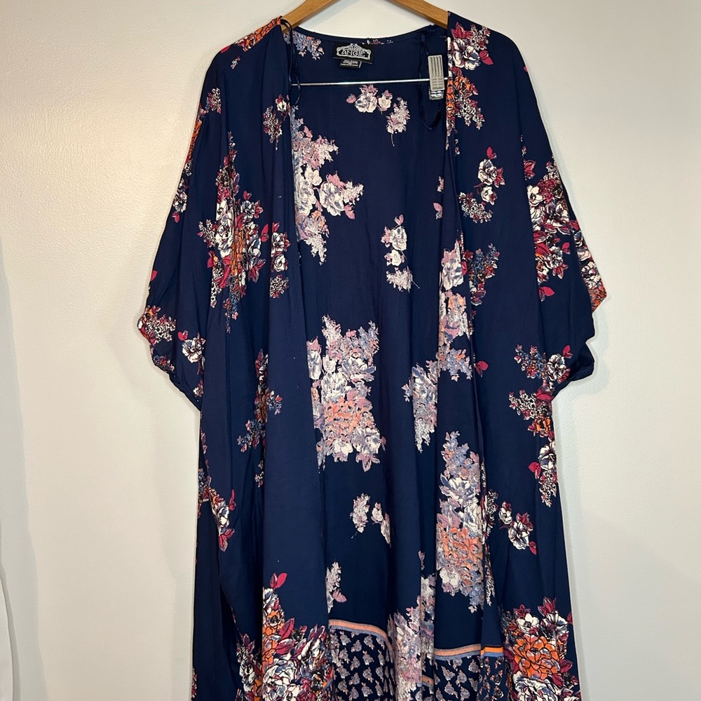 Patterned Short Sleeve Cardigan